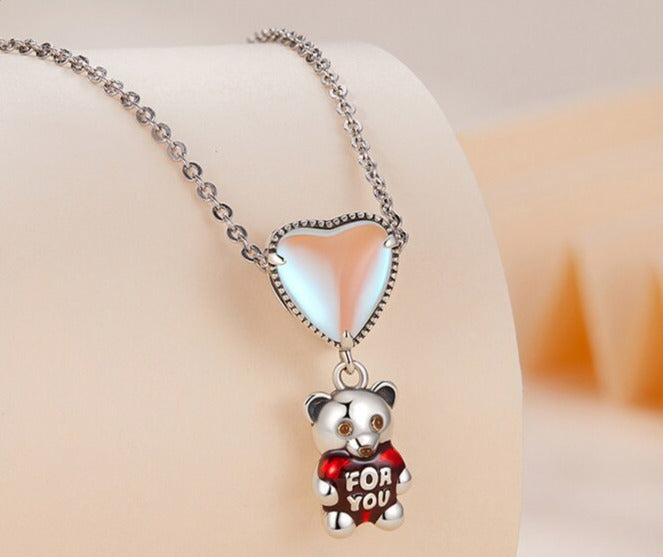 HEART BALLOON BEAR DANGLE CHARM